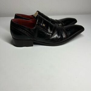 No Ghost Pointed Toe Leather Shoes Dark Brown Size 10,5 US/ 44 Italy